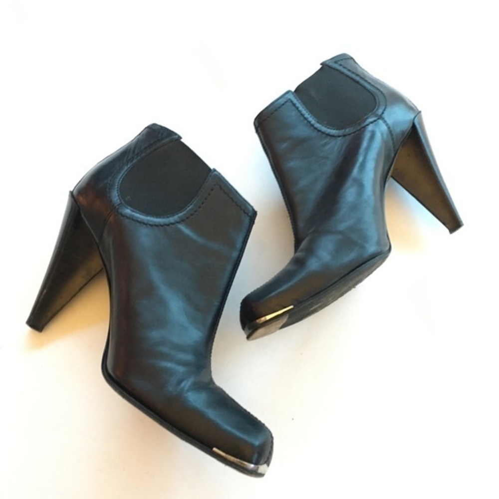 Donald J Pliner Ankle boots Made in Italy Black‎ Leather
